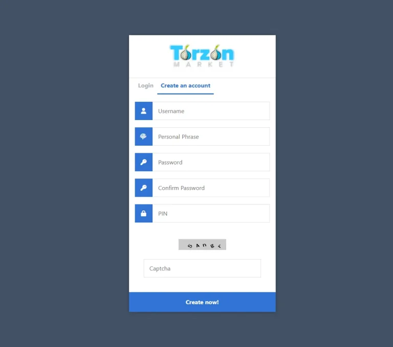Torzon Market Interface
